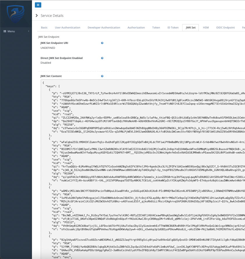 Generated RSA keys